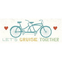 Lets Cruise Together II -Paper Art-52"x22"