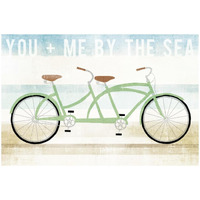 Beach Cruiser Tandem -Paper Art-50"x34"