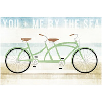 Beach Cruiser Tandem -Paper Art-62"x42"