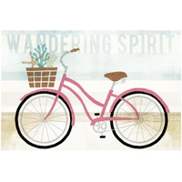 Beach Cruiser Girls I -Paper Art-32"x22"