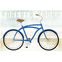 Beach Cruiser Boys I -Paper Art-32"x22"