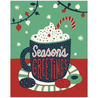 Christmas Cocoa -Paper Art-24"x30"