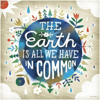 The Earth is All We Have -Paper Art-32"x32"