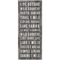 Simple Living Gray Panel I -Paper Art-32"x77"