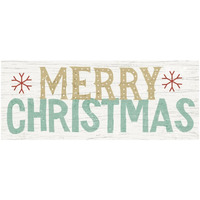 Holiday on Wheels Merry Christmas v.3 -Paper Art-32"x14"