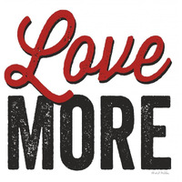 Love More on White -Paper Art-42"x42"