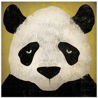 Panda Wow -Paper Art-26"x26"