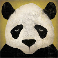Panda Wow -Paper Art-32"x32"