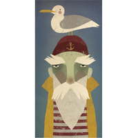 Fisherman VIII -Paper Art-20"x38"