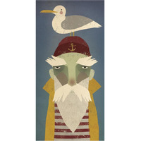 Fisherman VIII -Paper Art-38"x74"