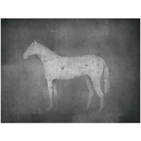White Horse -Paper Art-26"x20"