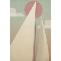 Sails II -Paper Art-26"x38"