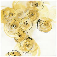 Yellow Roses Anew I -Paper Art-26"x26"