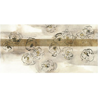 Dusted Gold Panel IV -Paper Art-62"x32"