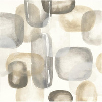Neutral Stones II -Paper Art-38"x38"