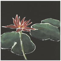 Lily on Black III -Paper Art-20"x20"