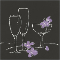 Champagne Please -Paper Art-26"x26"