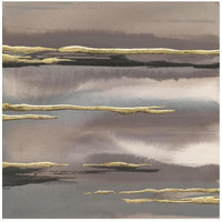 Gilded Morning Fog I Gold -Paper Art-42"x42"