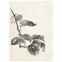 Sumi Kiwi Cream -Paper Art-32"x42"