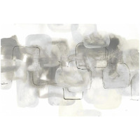 Neutral Stacking III White -Paper Art-26"x18"