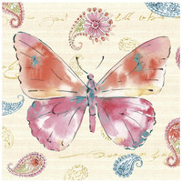 Happy Gypsy VI -Paper Art-20"x20"