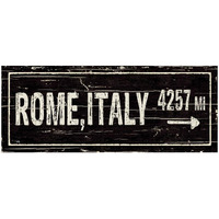 Destination Signs III -Paper Art-52"x22"