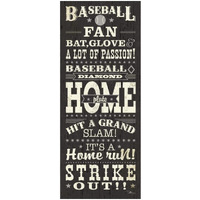 Sports Lovers II -Paper Art-14"x32"