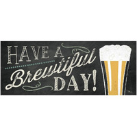 Be Hoppy II Panel -Paper Art-42"x18"