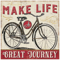 A Great Journey IV -Paper Art-20"x20"