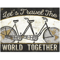 Worldride III -Paper Art-50"x38"