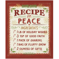 Holiday Recipes II -Paper Art-18"x22"