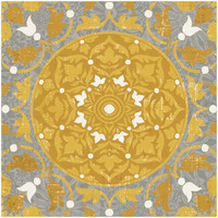 Inspired India Yellow III -Paper Art-32"x32"