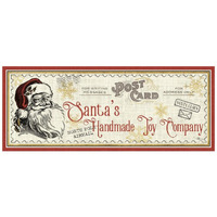 North Pole Express V -Paper Art-42"x18"