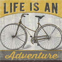 Life is an Adventure -Paper Art-38"x38"