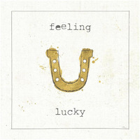 Lil Memos Feeling Lucky -Paper Art-20"x20"