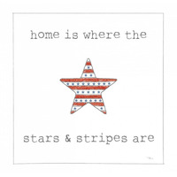 USA Cuties IV on White -Paper Art-32"x32"