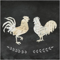 Le Coq Cameo Sq no Words -Paper Art-42"x42"