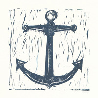 Nautical Collage on White III -Paper Art-38"x38"