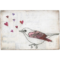 Love Birds II -Paper Art-50"x34"