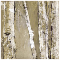 Where the Sun Sleeps I Neutral -Paper Art-26"x26"