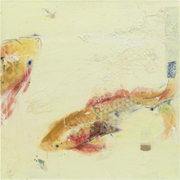 Fish in the Sea II -Paper Art-38"x38"
