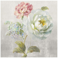 Textile Floral Square I No Lace -Paper Art-20"x20"