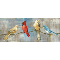Life is Better with Friends Taupe -Paper Art-62"x26"
