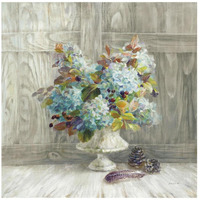 Rustic Florals -Paper Art-42"x42"