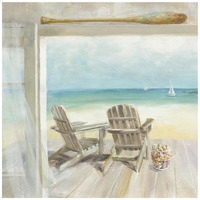 Seaside Morning Crop -Paper Art-42"x42"