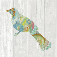 Spring Dream Paisley XI -Paper Art-26"x26"