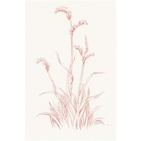 Farm Nostalgia Flowers V -Paper Art-42"x62"