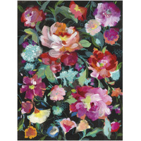 Bright Floral Medley -Paper Art-26"x34"