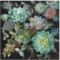Floral Succulents -Paper Art-42"x42"
