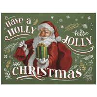 Santas List I -Paper Art-42"x32"